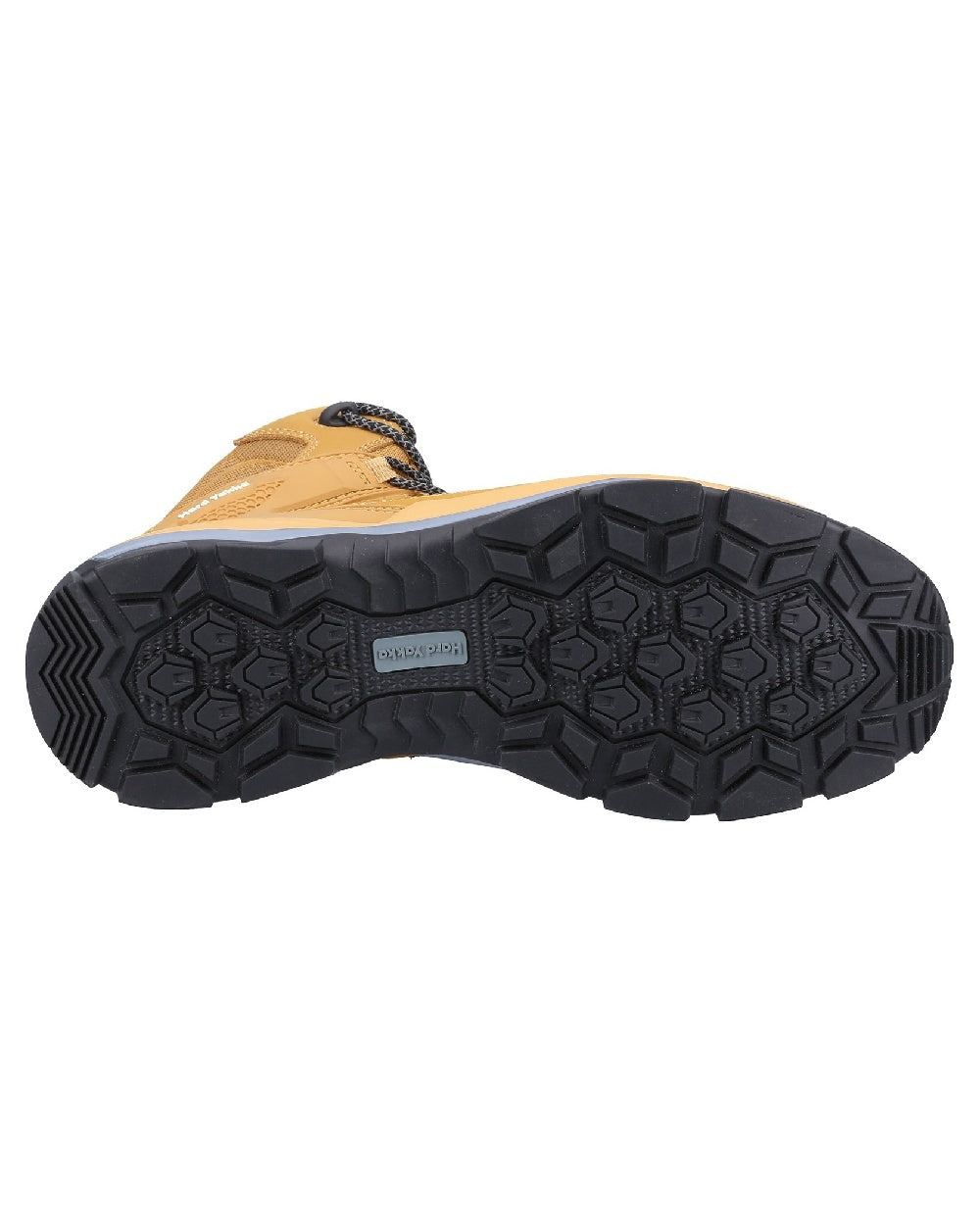 Wheat Coloured Hard Yakka Mens Atomic PR Hybrid Side Zip Safety Boots on White Background