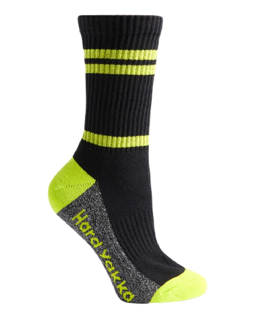 Multi Coloured Hard Yakka Womens Crew Multi Pack Work Socks on White Background