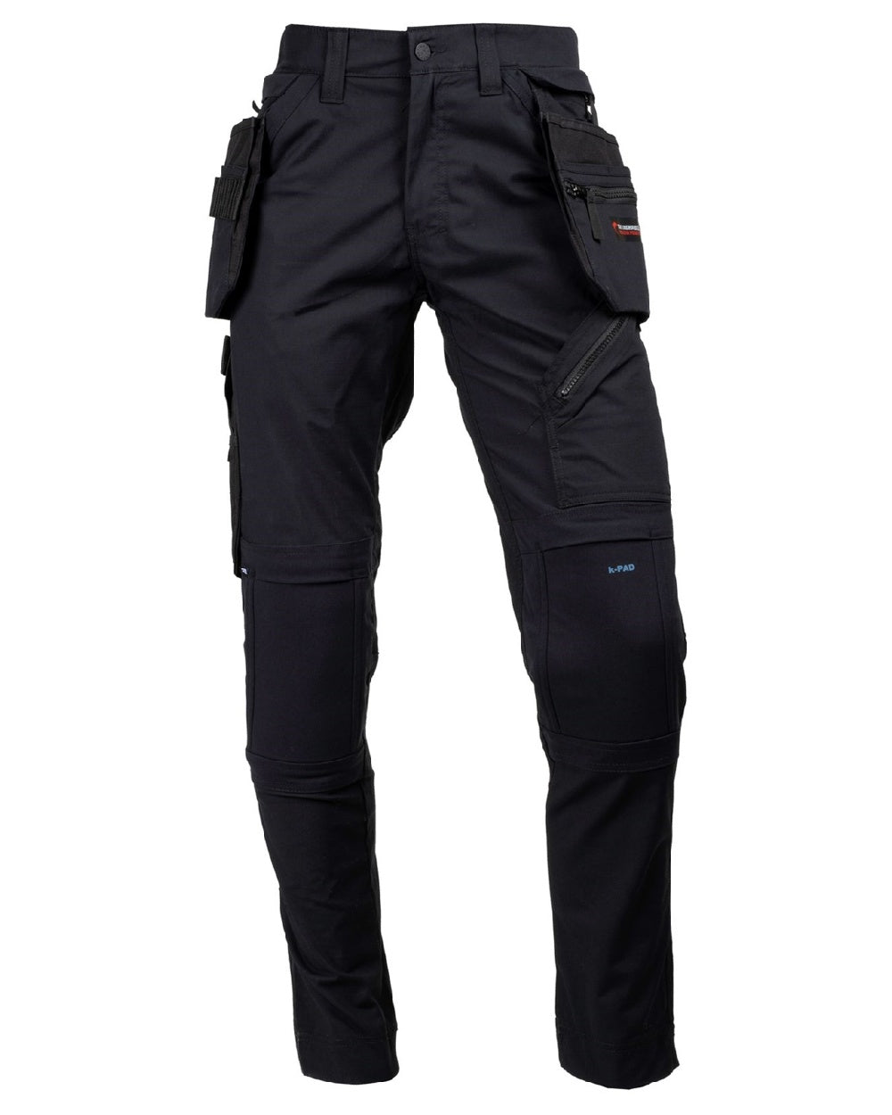 Black Coloured Hard Yakka Xtreme 2.0 Trousers on White Background