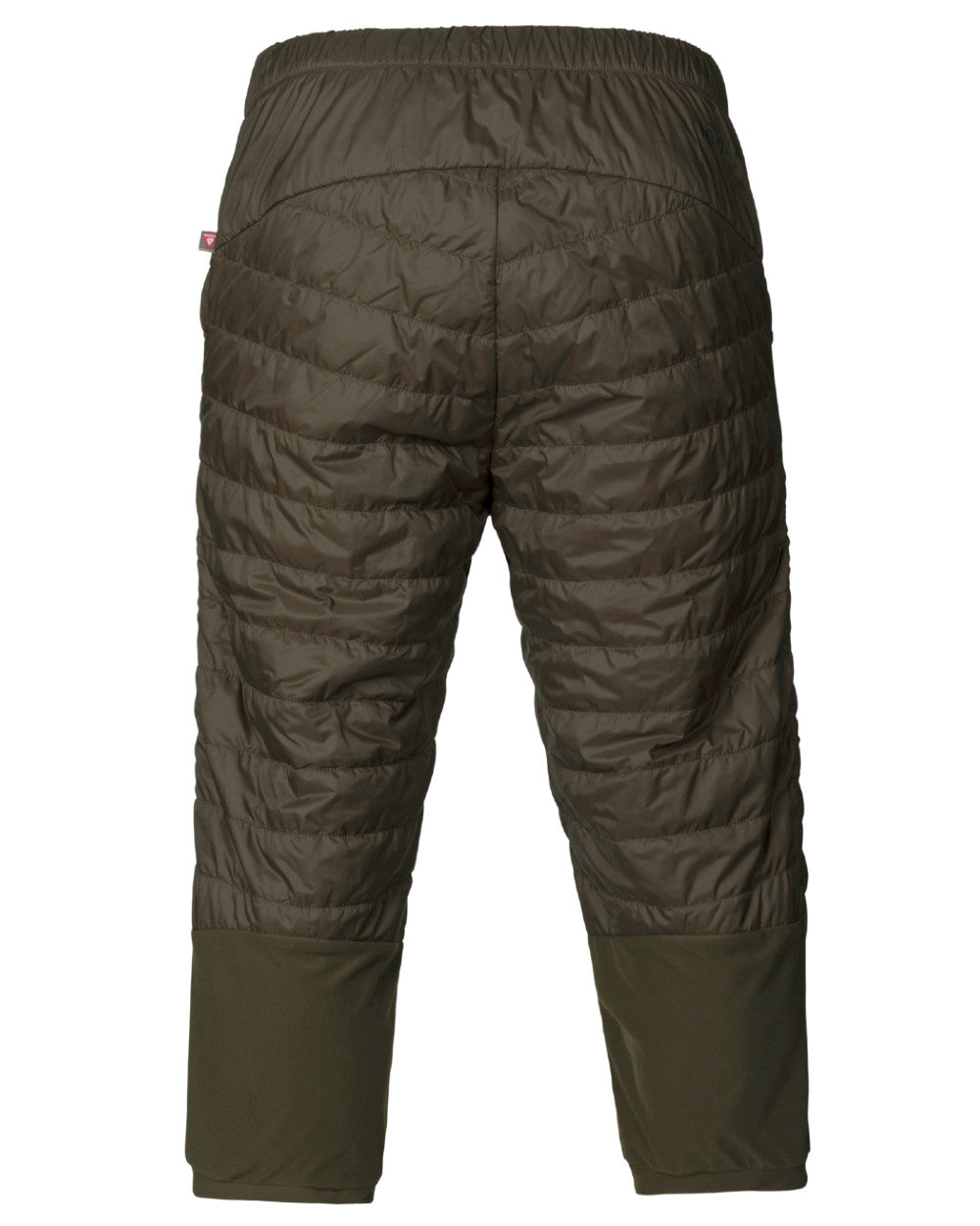 Willow Green Coloured Harkila Logmar Insulated Packable Knee Breeches on white background