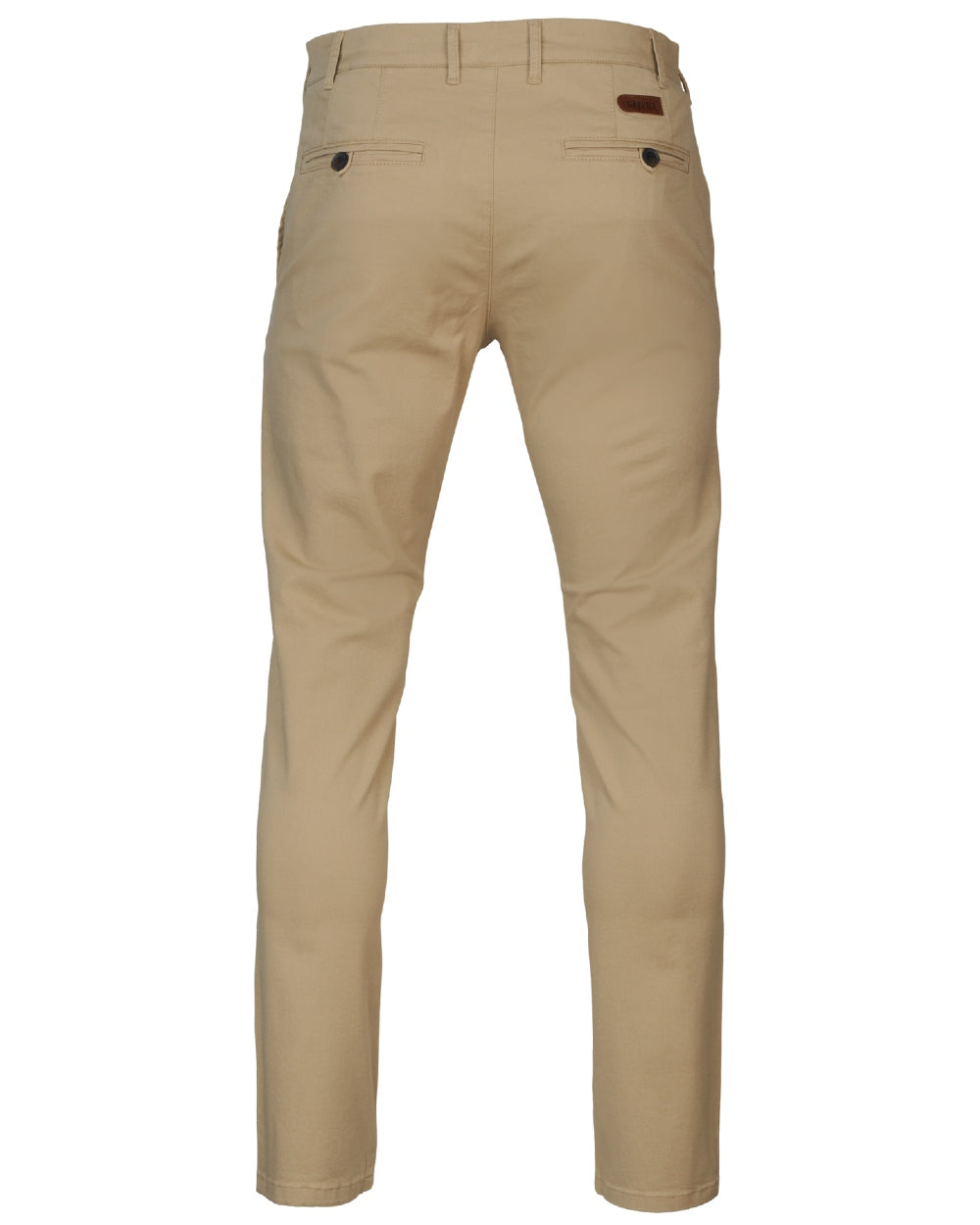 Sand Coloured Harkila Norberg Chinos on white background