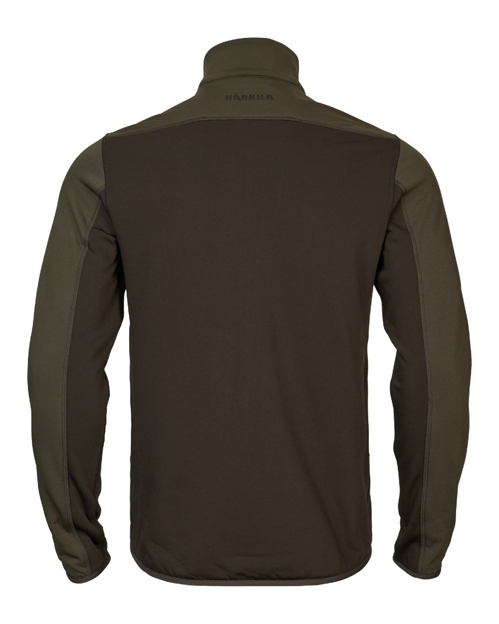 Shadow Brown Forest Night Coloured Harkila Olaf Fleece Jacket on white background
