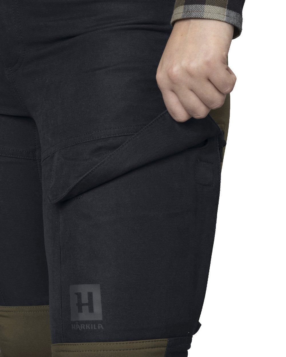 Willow Green Deep Well Purple Coloured Harkila Womens Scandinavian Pants On A White Background