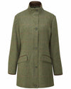 Alan Paine Combrook Ladies Tweed Field Jacket in Heath #colour_heath