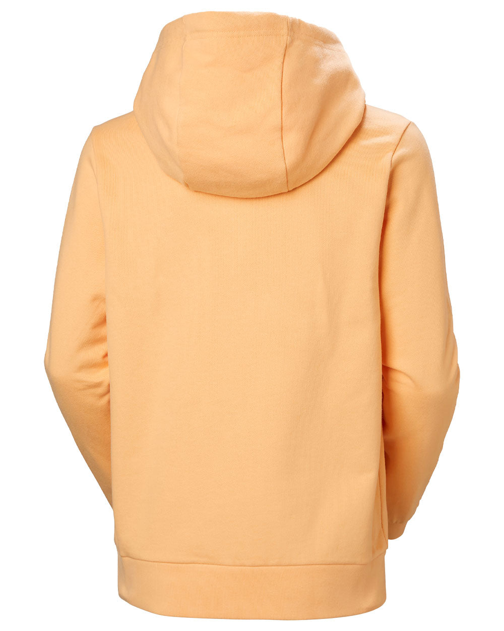Miami Peach coloured Helly Hansen Womens Logo Hoodie 2.0 on White background