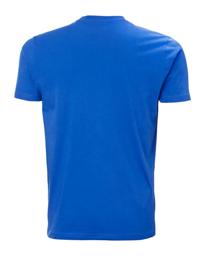 Cobalt 2.0 coloured Helly Hansen Box T-Shirt on White background 