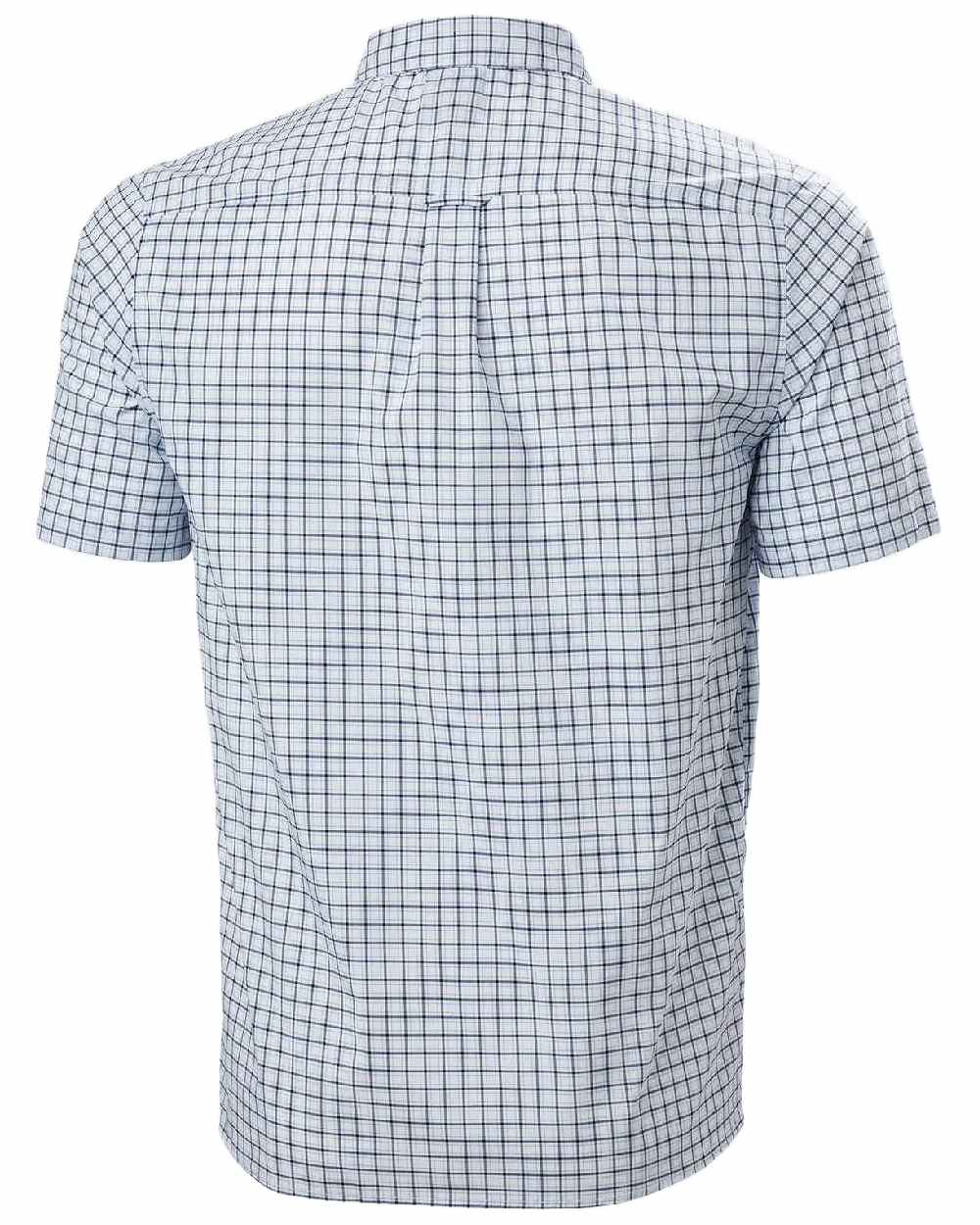 White Coloured Helly Hansen Mens Fjord Quick Dry Short Sleeve Shirt 2.0 on White Background