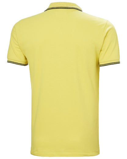 Endive coloured Helly Hansen Mens Genova Polo T-Shirt on white background 