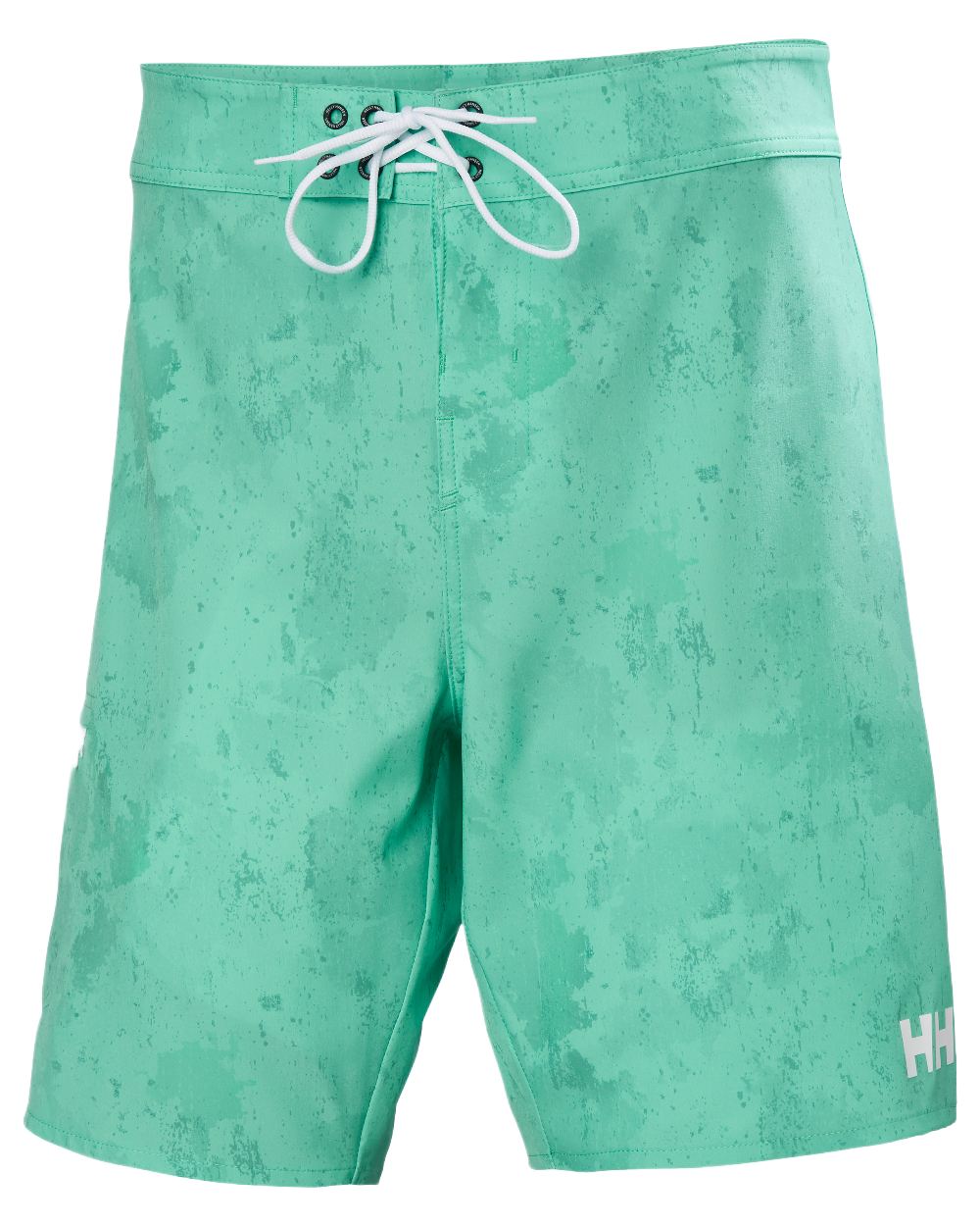 Lagoon Sea Map Camo Aop Coloured Helly Hansen Mens HP Board Shorts 3.0 on White Background