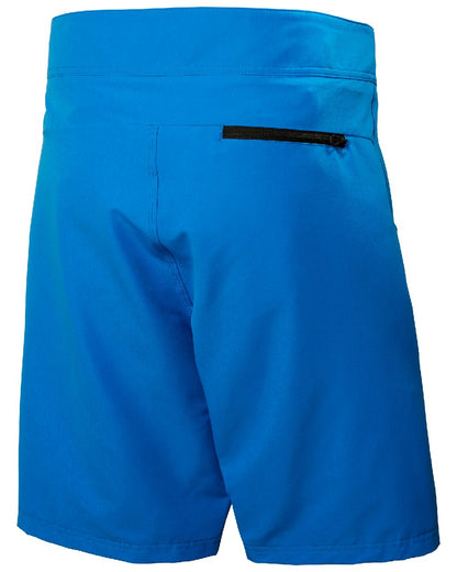 Electric Blue coloured Helly Hansen Mens HP 9 inch Board Shorts 2.0 on white background 