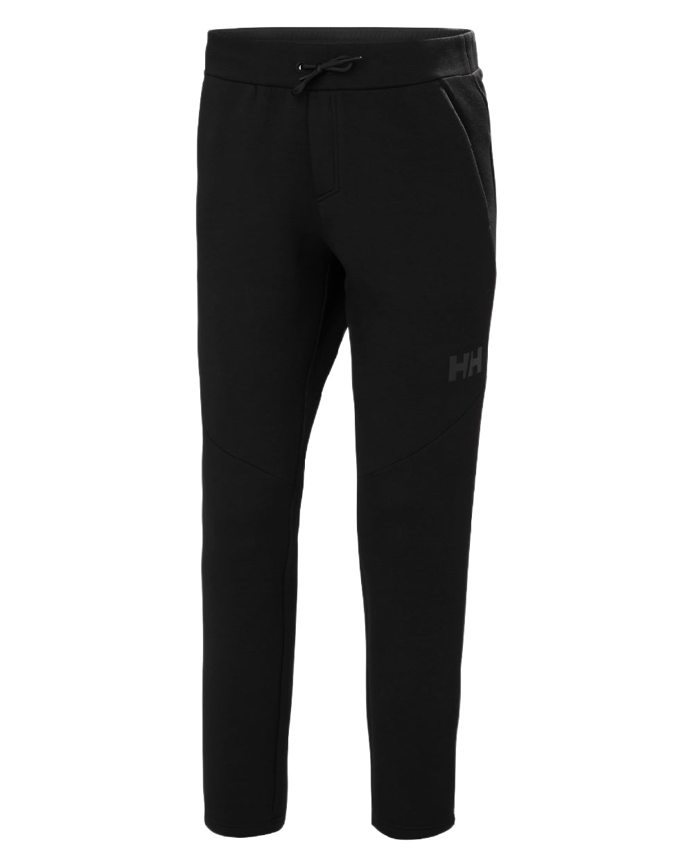 Black Coloured Helly Hansen Mens HP Ocean Sweatpants 2.0 on White Background