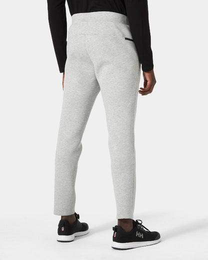 Grey Melange coloured Helly Hansen Mens HP Ocean Sweatpants 2.0 on grey background 
