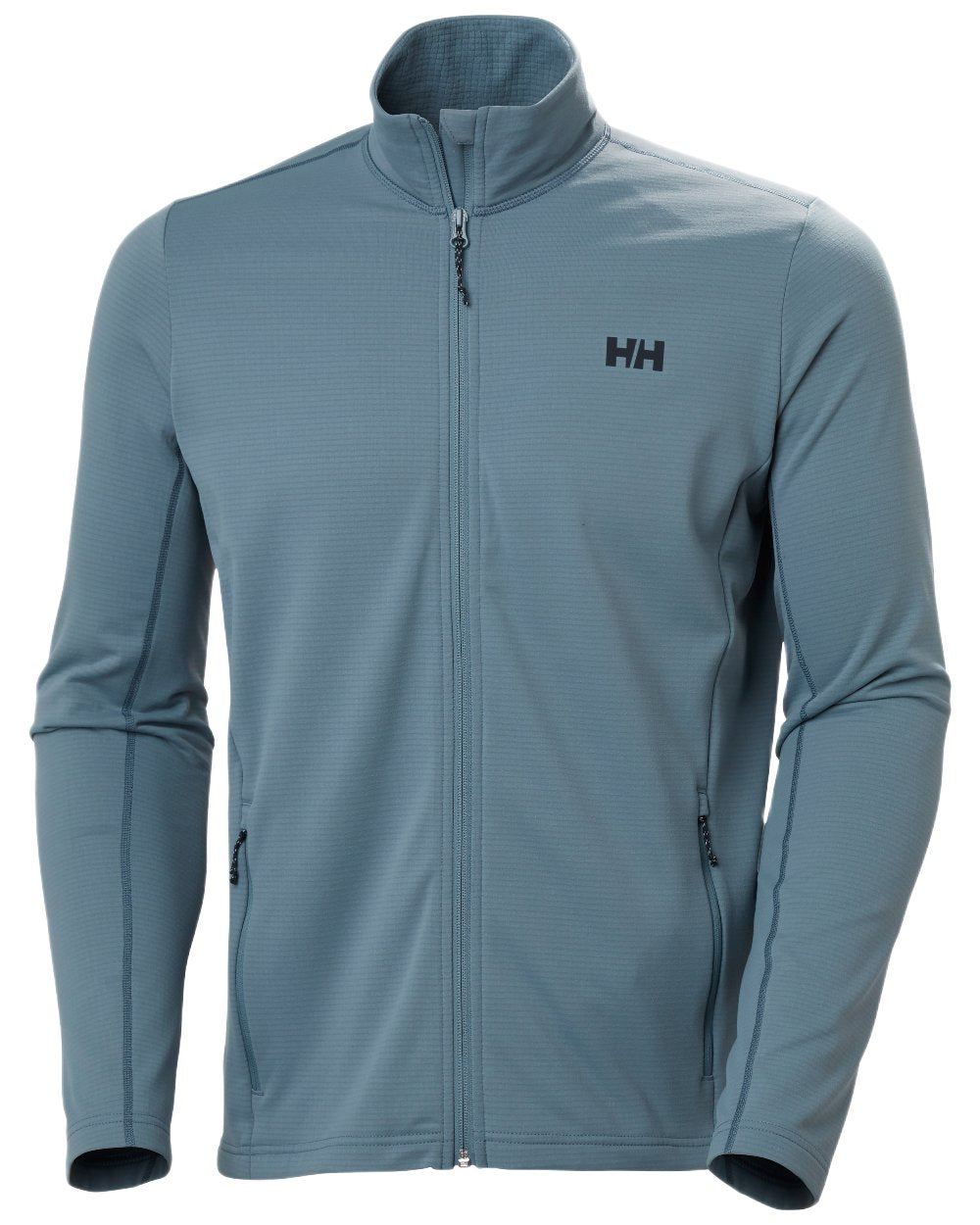 Washed Navy Coloured Helly Hansen Mens Versalite Fleece Jacket on White Background