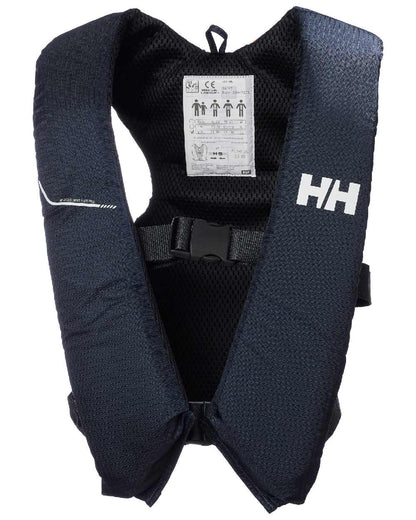 Navy coloured Helly Hansen Rider Compact 50N Life Jacket on white background 