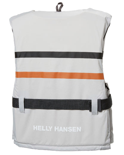 Grey Fog coloured Helly Hansen Sport Comfort Life Vest on white background 