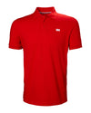 Alert Red coloured Helly Hansen Polo Shirt on White background #colour_alert-red