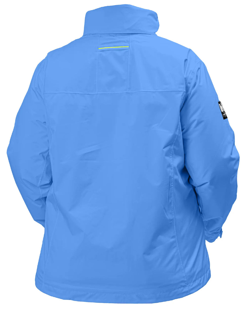 Ultra Blue Coloured Helly Hansen Womens Hooded Crew Midlayer Plus Jacket 2.0 On A White Background