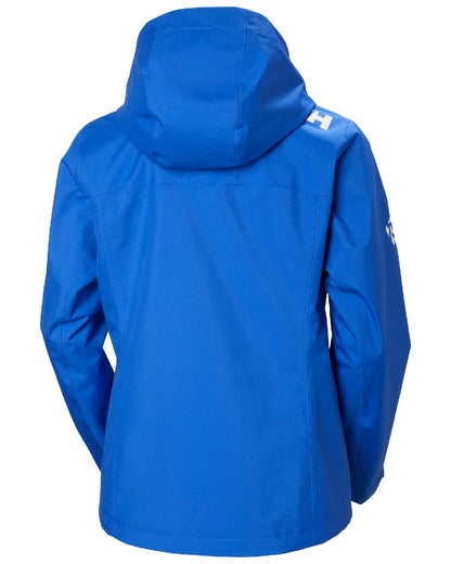 Cobalt 2.0 coloured Helly Hansen Womens American Magic Crew Hooded Jacket 2.0 on white background 