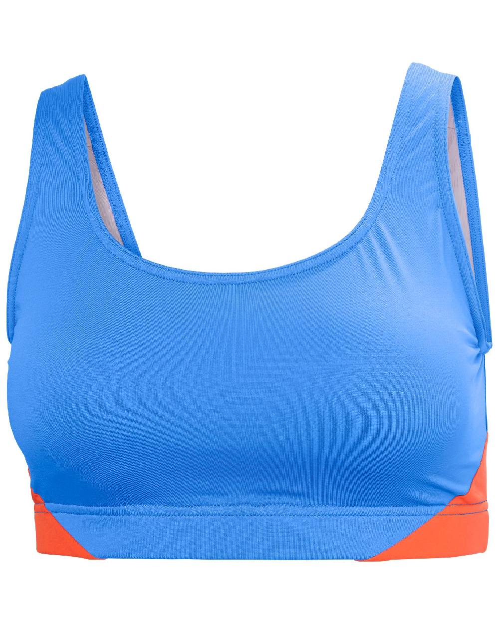 Ultra Blue coloured Helly Hansen Womens HP Bikini Top on white background