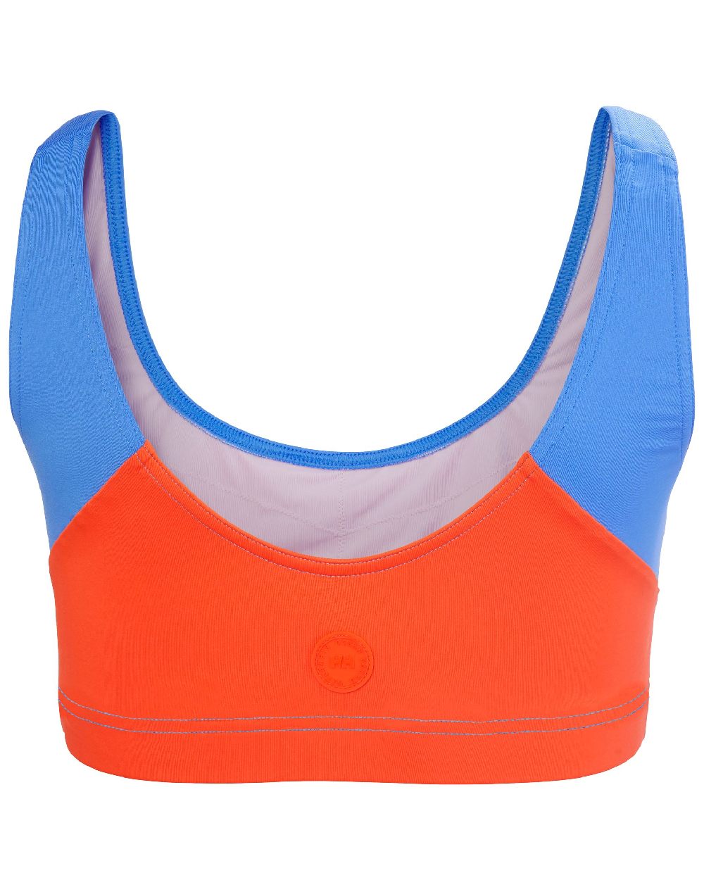 Ultra Blue coloured Helly Hansen Womens HP Bikini Top on white background