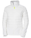 White coloured Helly Hansen Womens HP Hybrid Insulator Jacket 2.0 on white background #colour_white