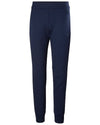 Navy coloured Helly Hansen Womens HP Ocean Pants 2.0 on white background #colour_navy