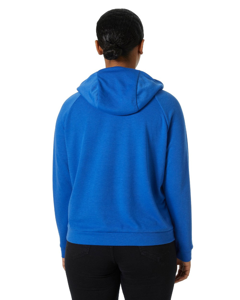 Cobalt 2.0 coloured Helly Hansen Womens Inshore Quick Dry Hoodie on white background 