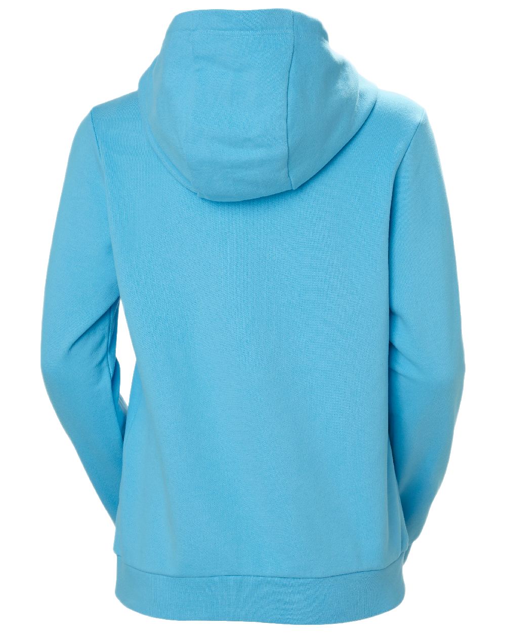 Aqua Coloured Helly Hansen Womens Logo Hoodie 2.0 on White Background