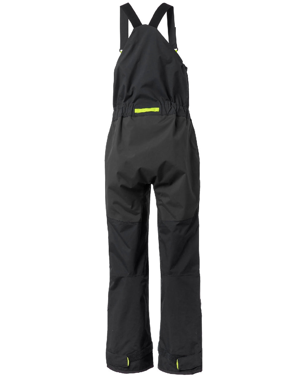 Ebony coloured Helly Hansen Womens Pier 3.0 Coastal Sailing Bib on white background