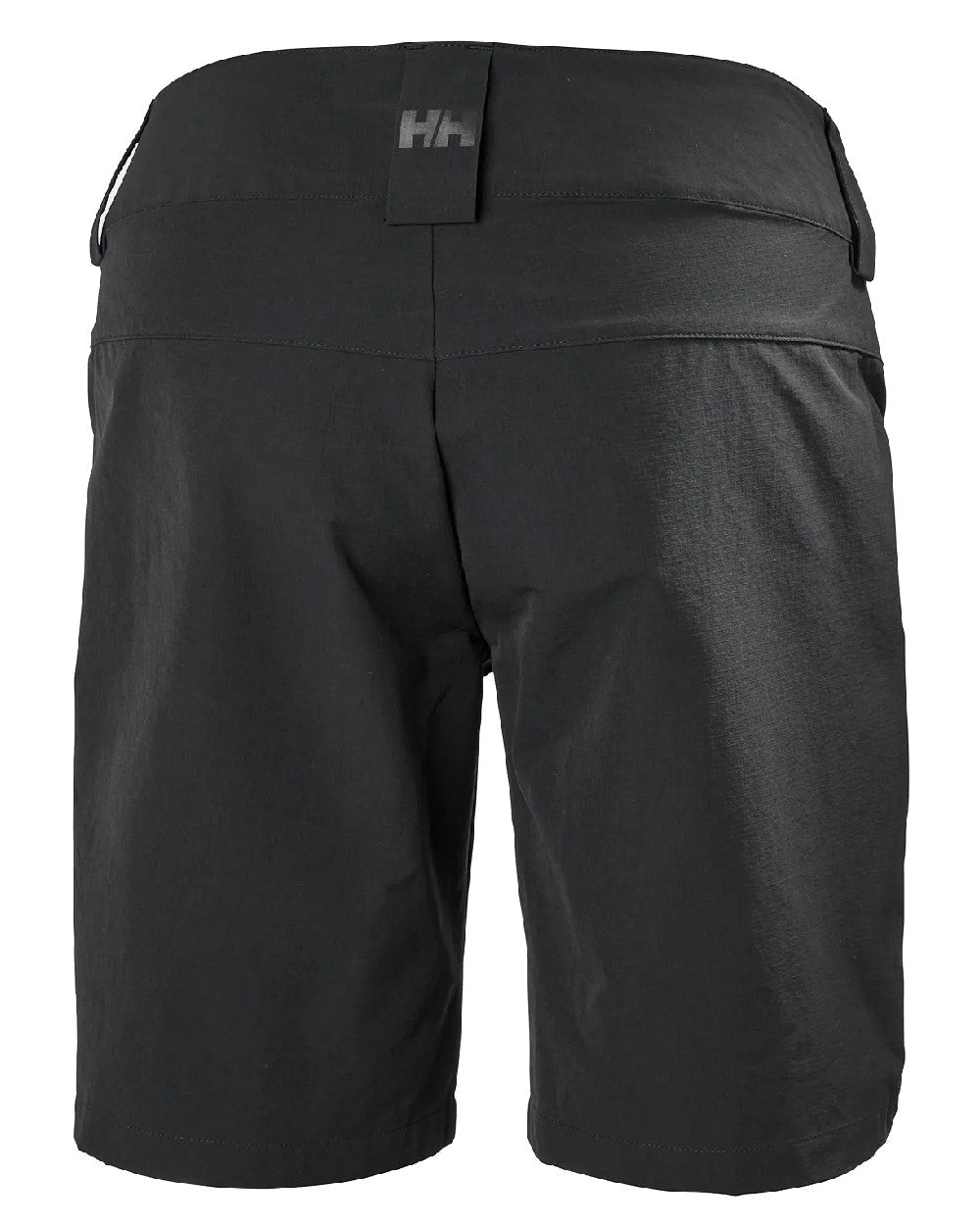 Ebony coloured Helly Hansen Womens Quick Dry Cargo Shorts on white background