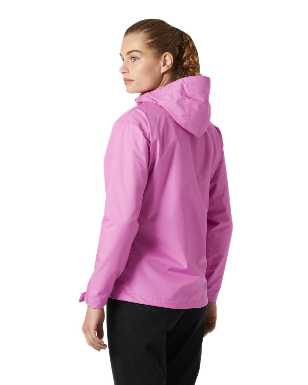 Meta Pink Coloured Helly Hansen Womens Seven J Jacket on White Background