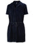 Navy coloured Helly Hansen Womens Siren Towelling Dress on white background #colour_navy