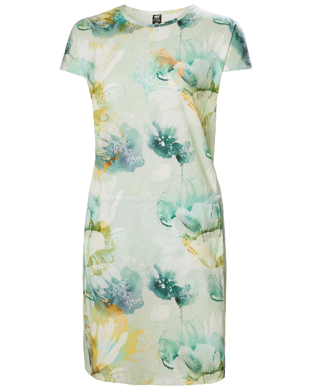 Jade Esra coloured Helly Hansen Womens Thalia Summer Dress Esra 2.0 on white background