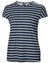 Navy Stripe coloured Helly Hansen Womens Thalia Summer Top on white background #colour_navy-stripe