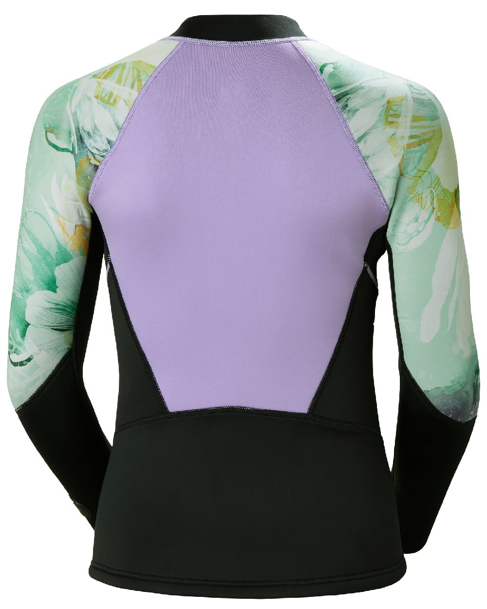 Jade Esra coloured Helly Hansen Womens Waterwear Half Zip Jacket on white background