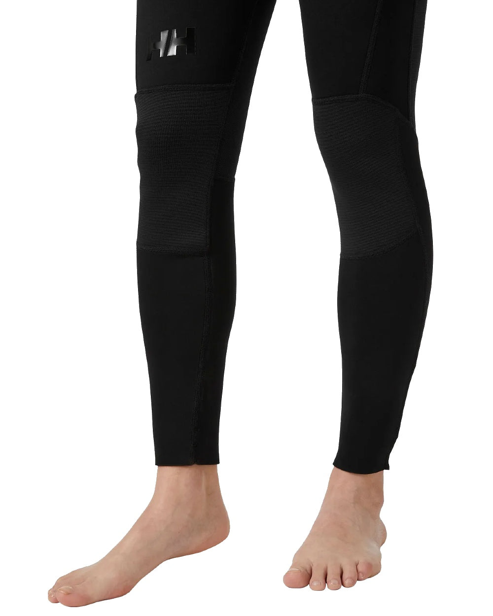 Black coloured Helly Hansen Womens Waterwear Salopette 2.0 on white background