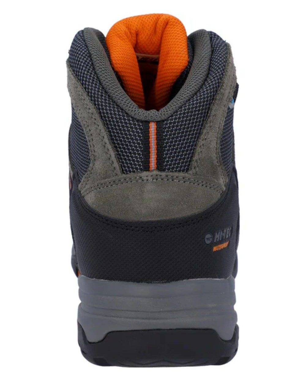 Charcoal Graphite Coloured Hi-Tec Mens Bandera II Wide Boots On A White Background