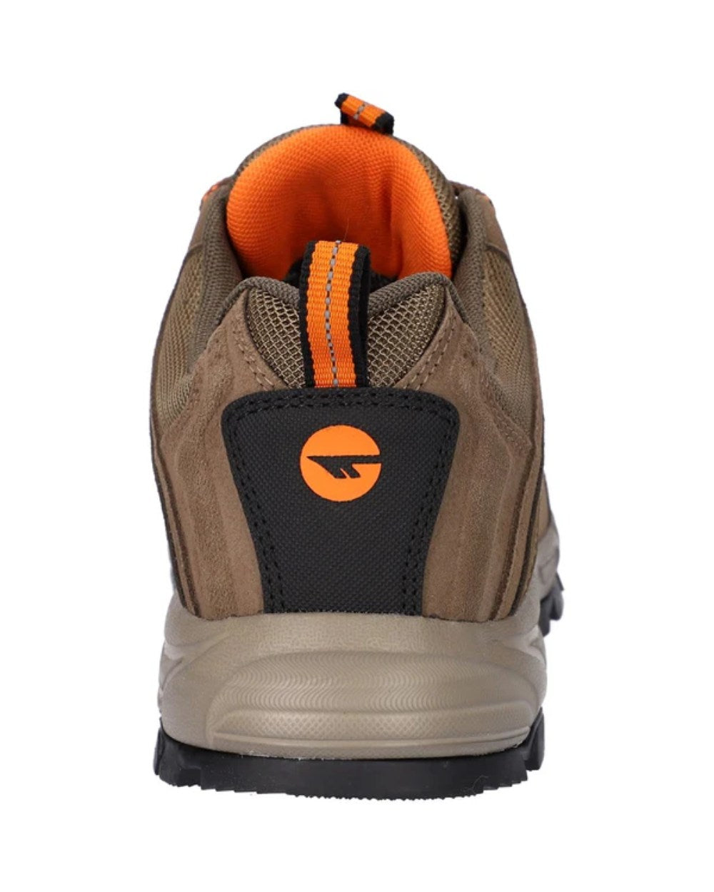 Brown Coloured Hi-Tec Mens Auckland Lite Shoes On A White Background