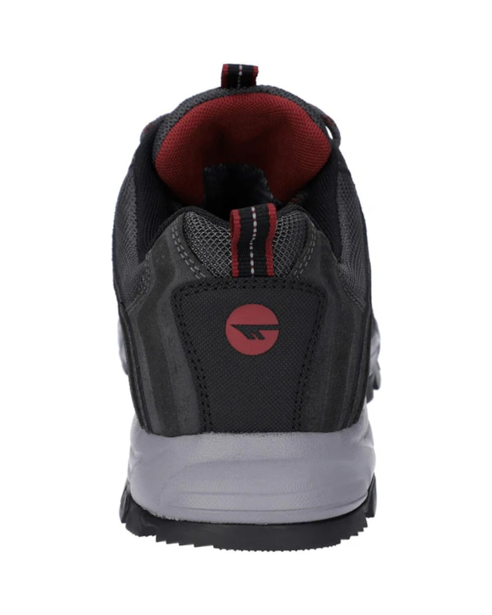 Grey Coloured Hi-Tec Mens Auckland Lite Shoes On A White Background