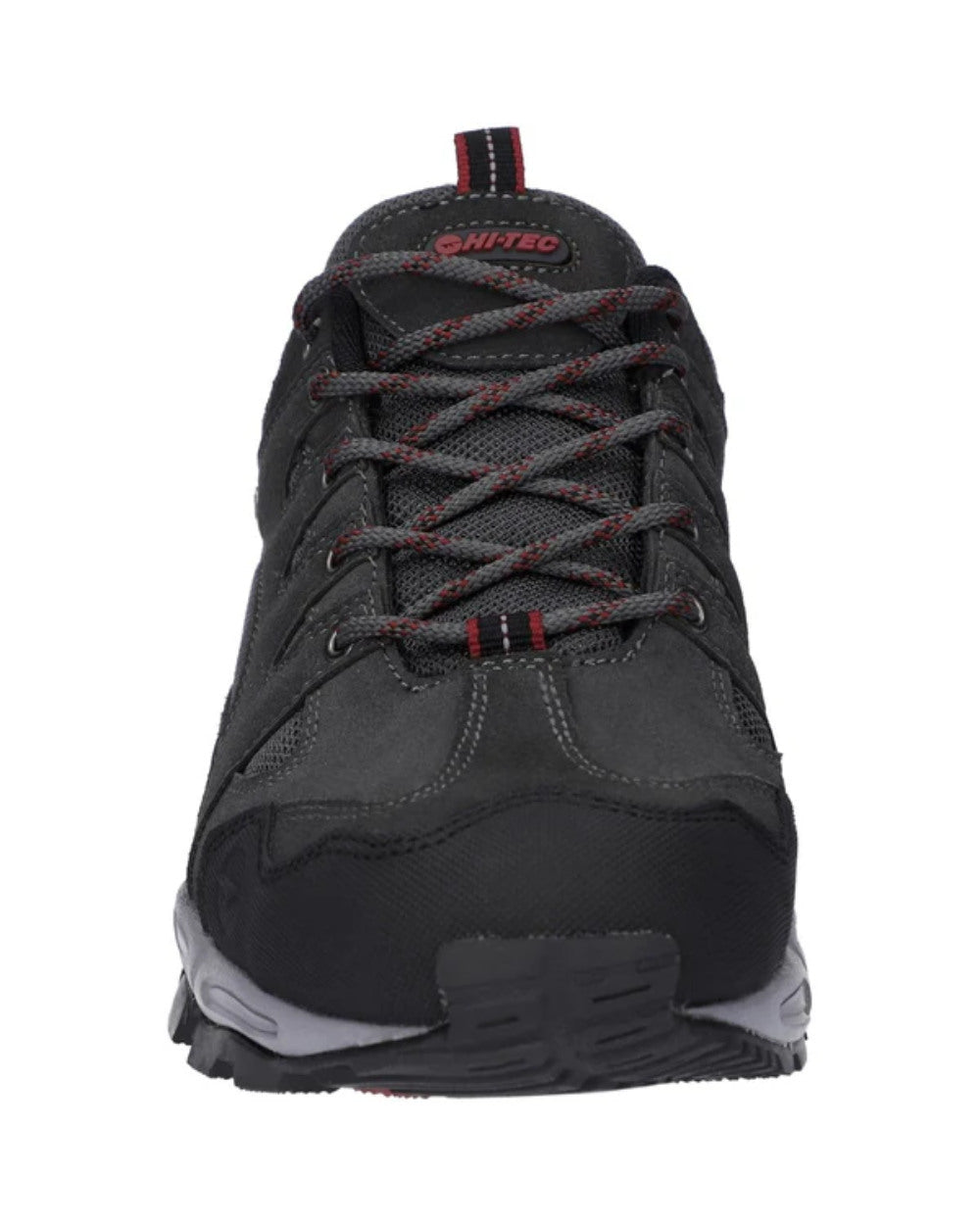 Grey Coloured Hi-Tec Mens Auckland Lite Shoes On A White Background