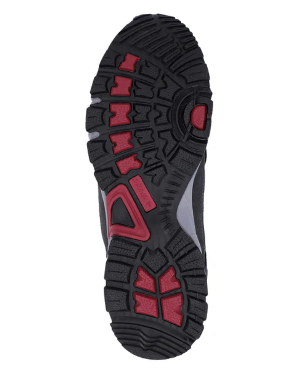 Grey Coloured Hi-Tec Mens Auckland Lite Shoes On A White Background