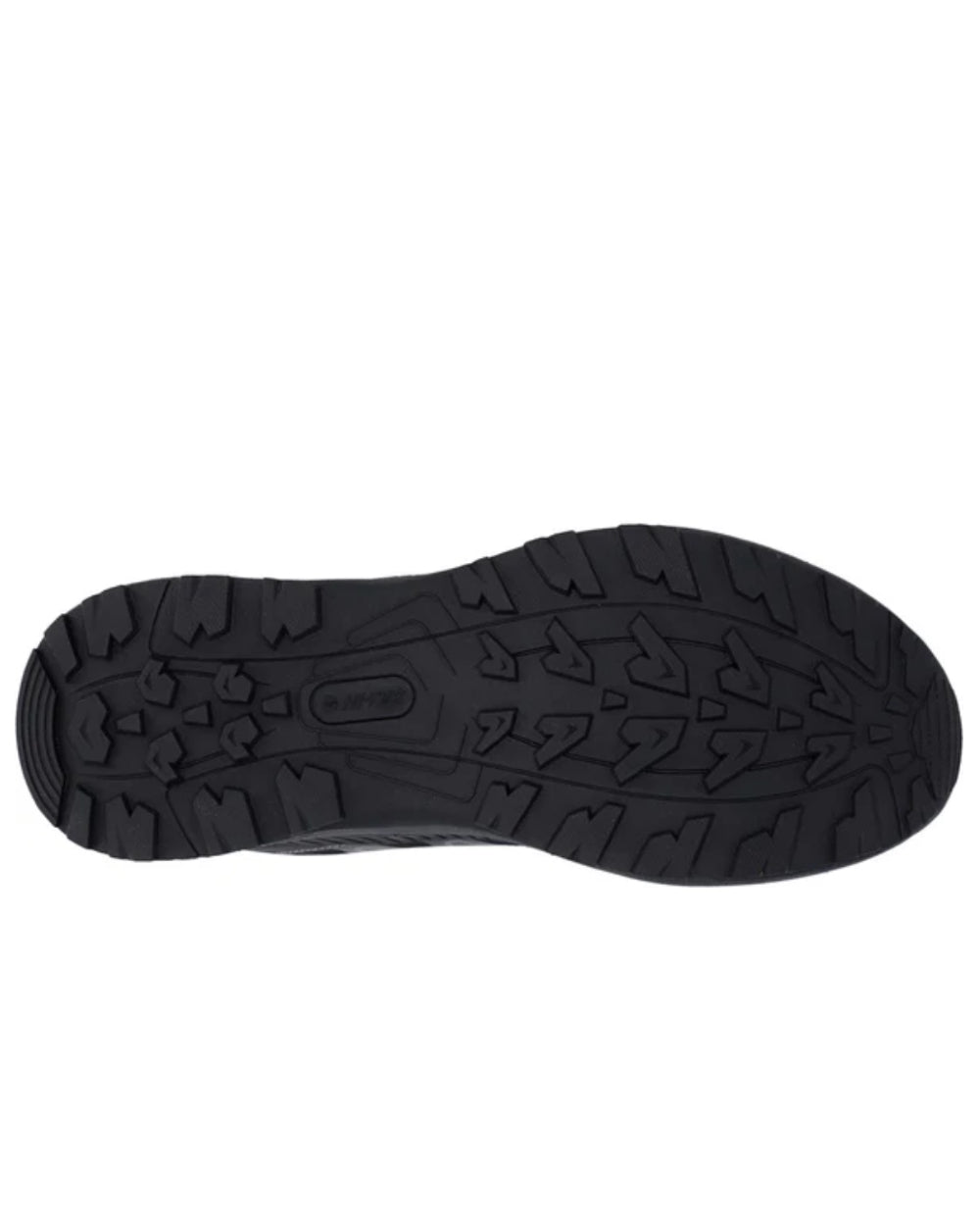 Black Coloured Hi-Tec Mens Diamonde Low Boots On A White Background