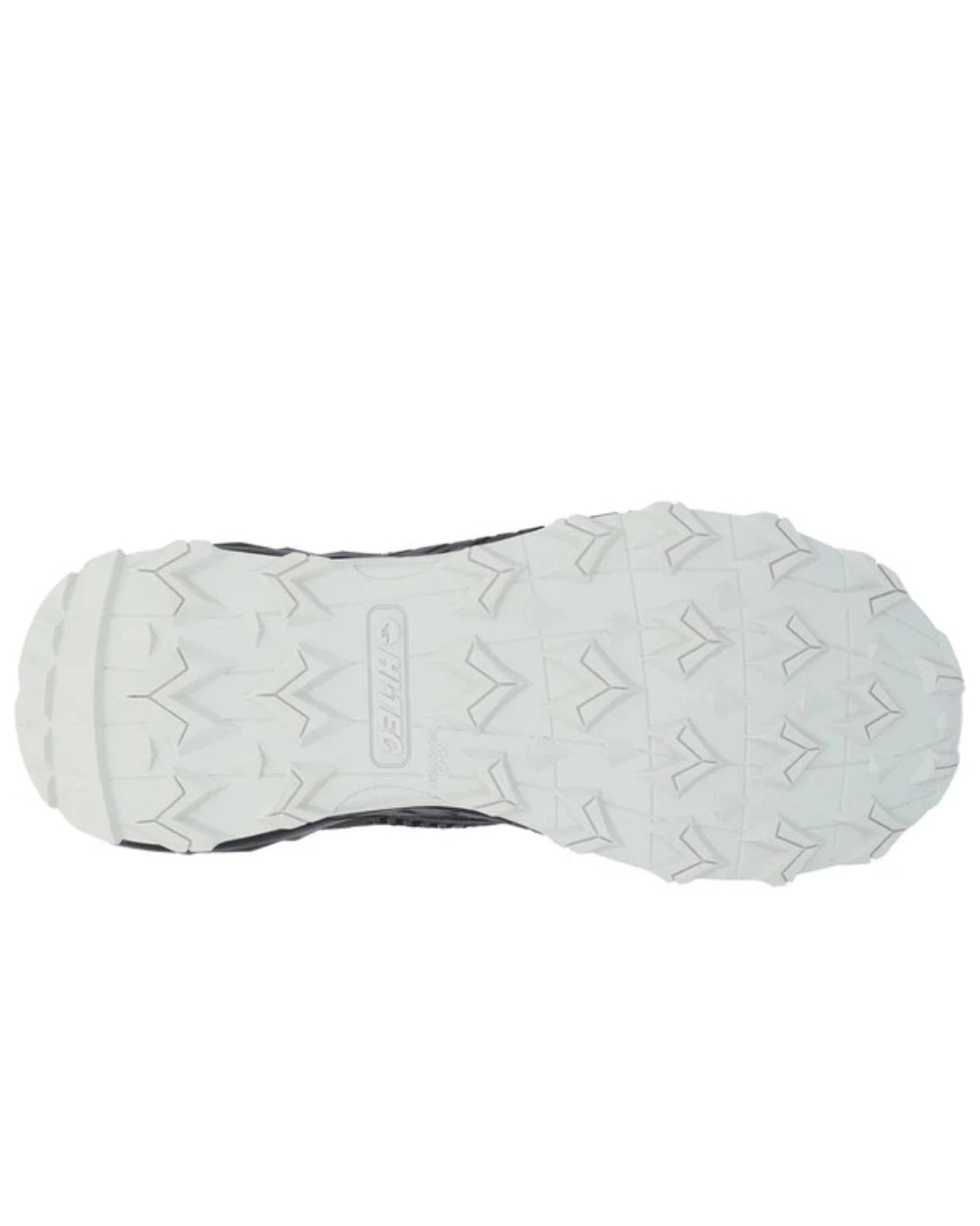 Black Grey Coloured Hi-Tec Mens Fuse Trail Low Trainers On A White Background