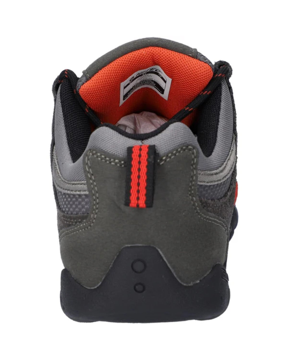 Grey Coloured Hi-Tec Mens Quadra II Shoes On A White Background