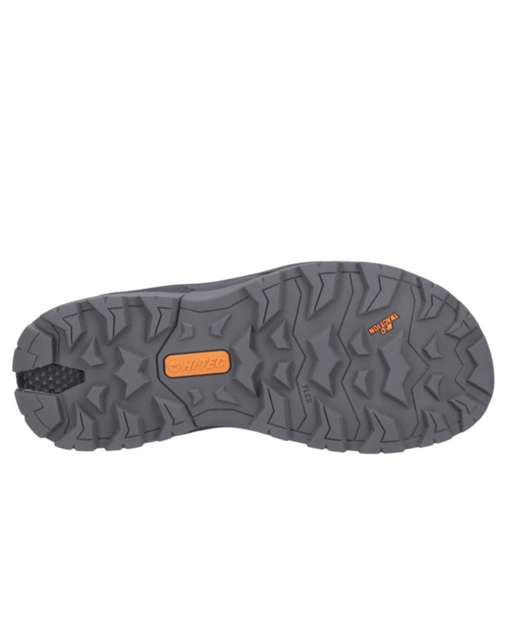 Black Grey Coloured Hi-Tec Mens Sierra Sandals On A White Background
