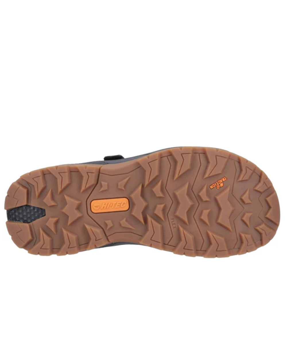 Olive Black Coloured Hi-Tec Mens Sierra Sandals On A White Background