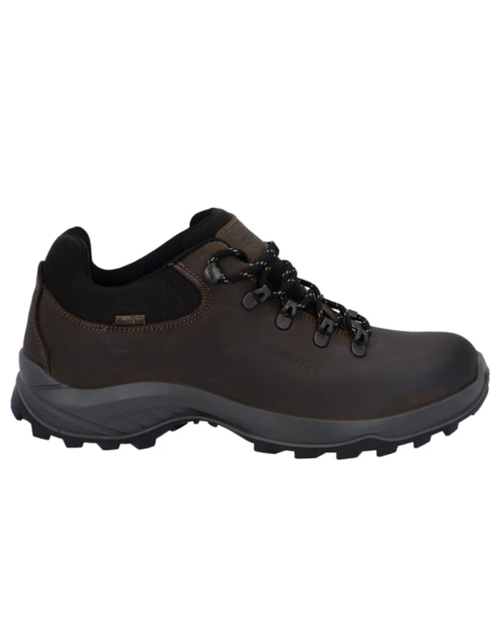 Brown Coloured Hi-Tec Mens Walk Lite Camino Ultra Shoes On A White Background