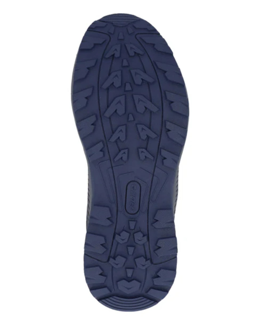 Dark Blue Coloured Hi-Tec Womens Diamonde Low Shoes On A White Background