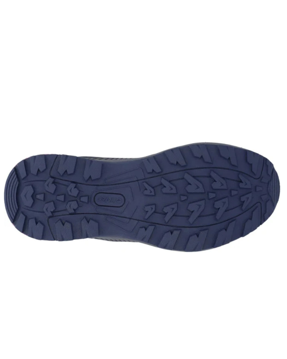 Dark Blue Coloured Hi-Tec Womens Diamonde Low Shoes On A White Background