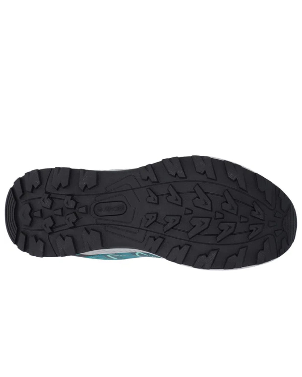 Green Coloured Hi-Tec Womens Diamonde Low Shoes On A White Background